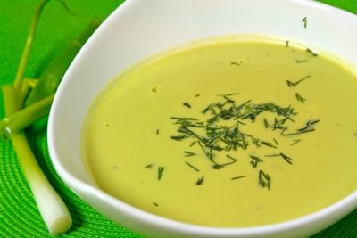 Crema de guisantes y patatas
