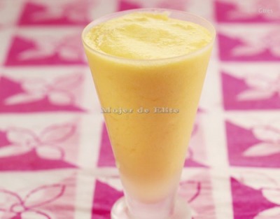 Batido de coco y vainilla