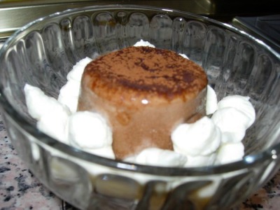 Flan capuchino (microondas)