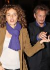 Sean Penn y Valeria Golino, besos y abrazos en Roma
