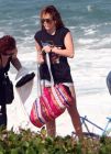 Miley Cyrus, de relax playero