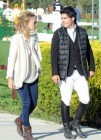Marta Ortega y Sergio �lvarez, c�mplices en la h�pica tras su luna de miel