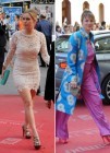 Manuela Vell�s y Emma Su�rez, lucen estilos opuestos durante el Festival de Cine de M�laga