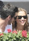 Ana Fern�ndez y Santiago Trancho viven su amor en el Open de Tenis