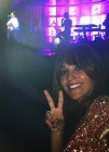 Paula Echevarr�a estrena look en el concierto m�s elegante de David Bustamante en Madrid