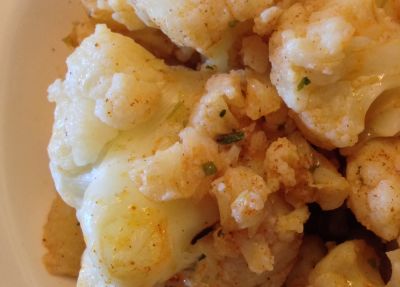 Coliflor al ajo arriero