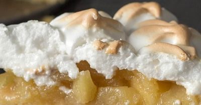 Manzanas con merengue