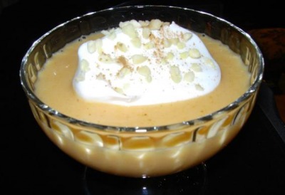Espuma de melocotón