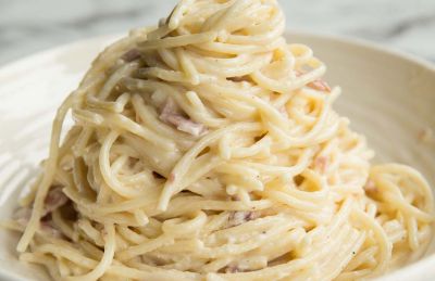 Vermicelli con crema de ahumados