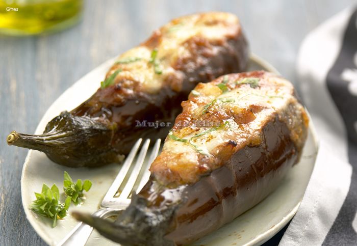 Berenjenas rellenas fáciles