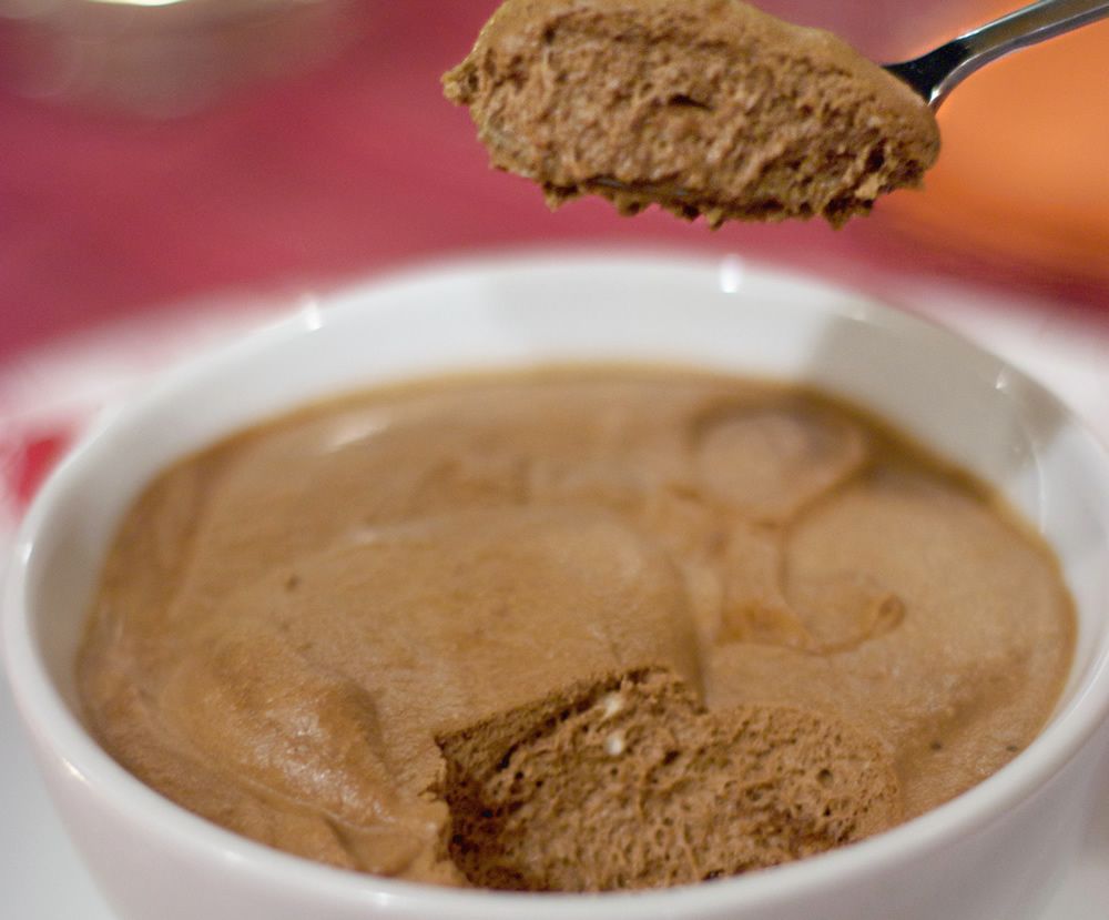 Mousse de queso al café