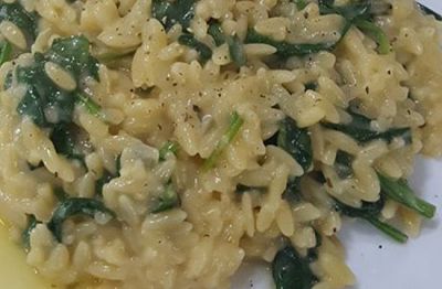 Falso risotto integral con verduras