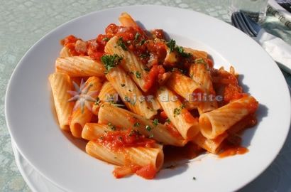 Macarrones con tomate especiados