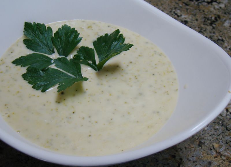 Sopa fría de pepinos