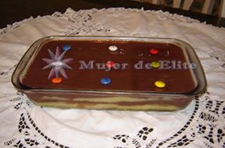 Tarta de galletas para que aprendan los niños