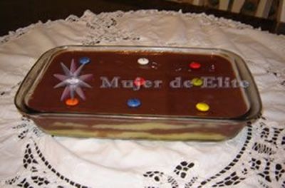 Tarta de galletas para que aprendan los niños