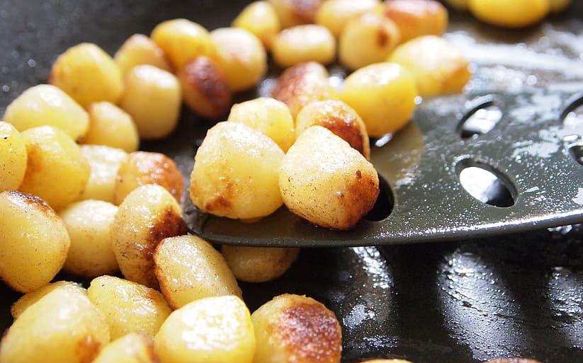 Patatas fondant guarnición