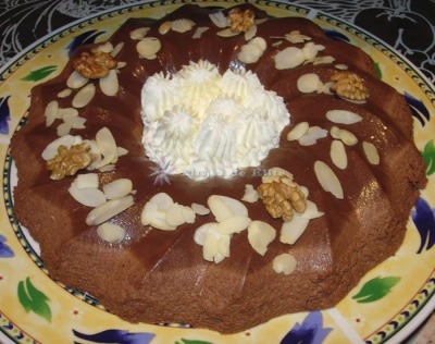 Rueda de chocolate cremoso