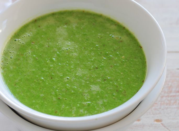 Crema de lechuga ligera