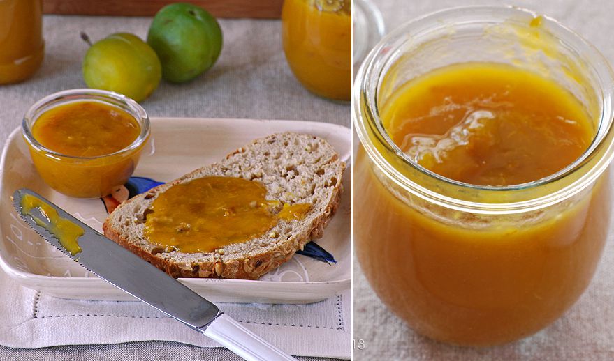 Mermelada de ciruelas microondas