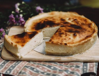 Tarta de queso light