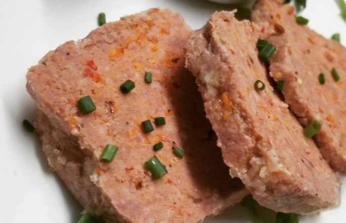 Pastel de garbanzos y atún