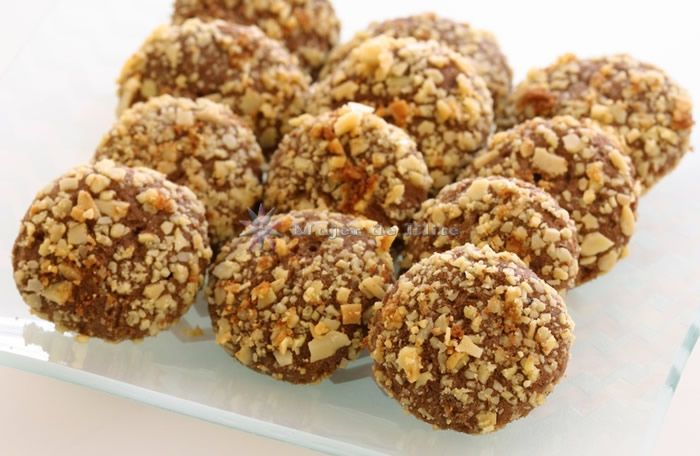 Bombones crocanti de chocolate