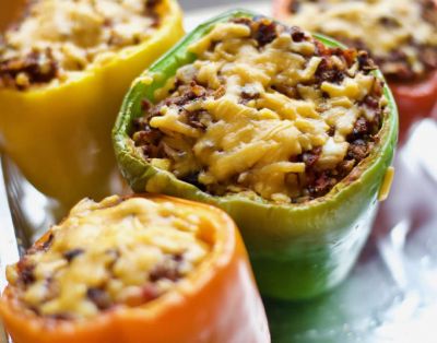 Pimientos rellenos sencillos