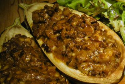 Barquitas de berenjenas