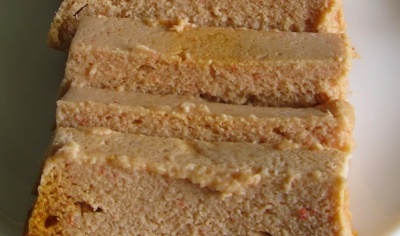 Pudding de pescada o merluza