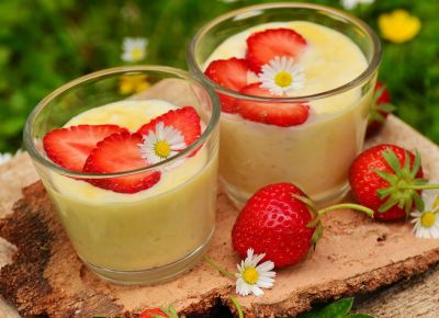 Mousse de vainilla