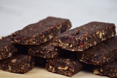 Barritas de chocolate crujiente