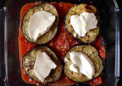 Berenjenas con provolone