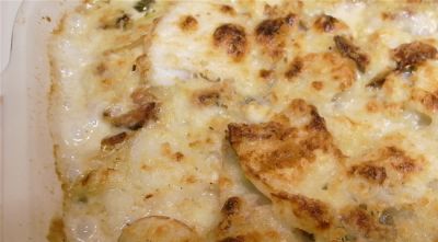 Patatas con bechamel