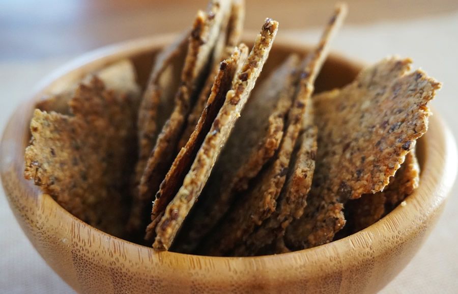 Galletas de salvado y linaza