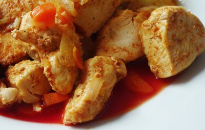 Pechugas de pollo agridulces