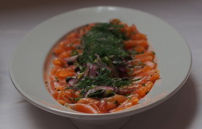 Salmón marinado
