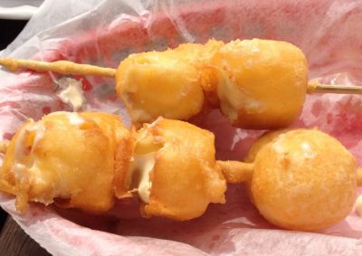 Brochetas de queso