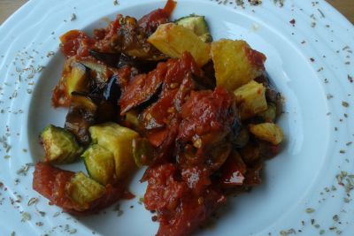 Sanfaina con patatas