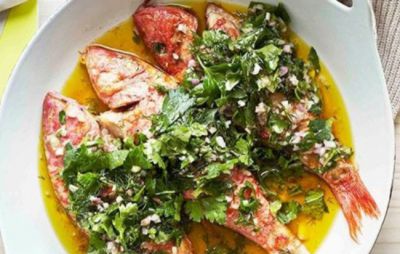 Salmonetes al limón