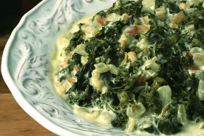 Espinacas a la francesa