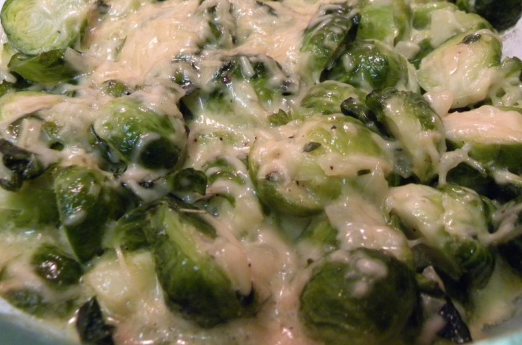 Coles de bruselas a la crema