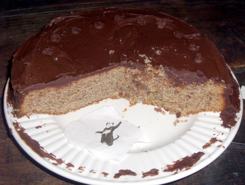 Bizcocho de salvado al chocolate