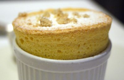 Soufflé de nectarinas