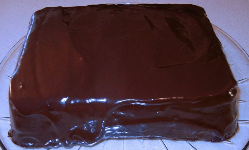 Bizcocho de salvado chocolateado