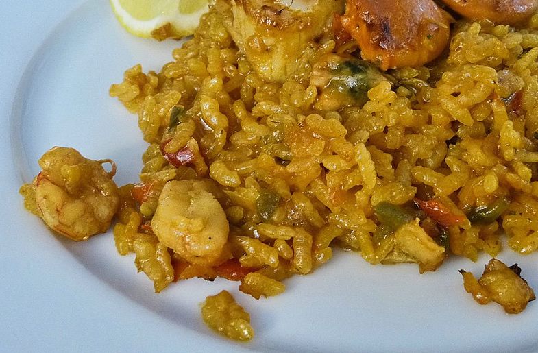 Arroz caldoso a la marinera