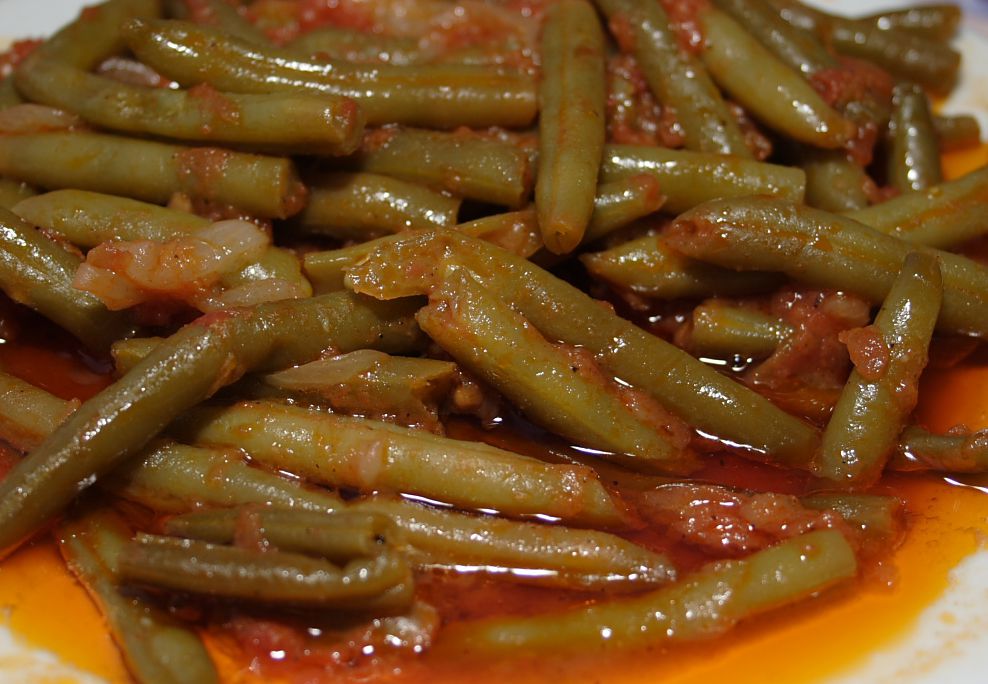 Judías verdes en salsa