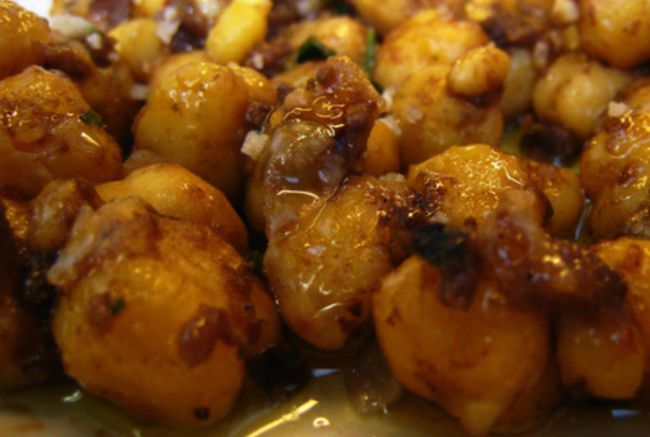 Garbanzos fritos
