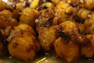 Garbanzos fritos
