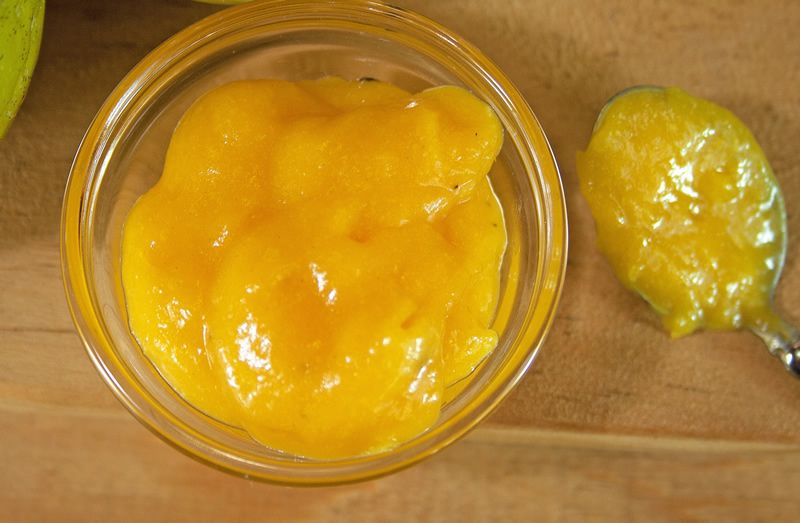 Compota de manzana a la naranja